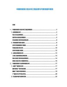 中國雙吸泵大型水利工程應用與可靠性提升報告