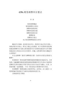王瑞春 CPA財務舞弊審計要點