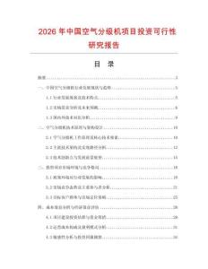 2026年中國空氣分級機項目投資可行性研究報告