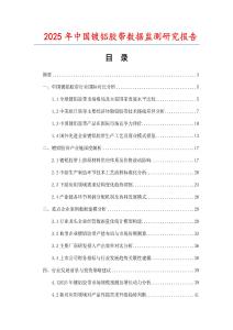 2025年中國鍍鋁膠帶數(shù)據(jù)監(jiān)測研究報告