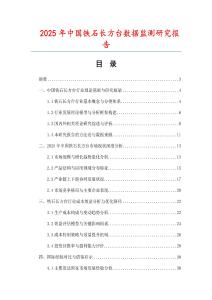 2025年中國鐵石長方臺數據監(jiān)測研究報告