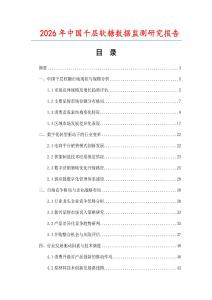 2026年中國千層軟糖數據監測研究報告