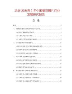 2026及未來5年中國氨茶堿片行業發展研究報告