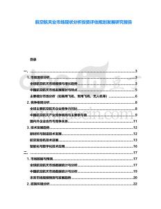 航空航天業市場現狀分析投資評估規劃發展研究報告