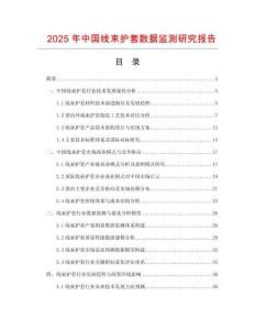 2025年中國線束護套數據監測研究報告