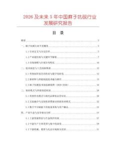 2026及未來5年中國麻子坑硯行業(yè)發(fā)展研究報(bào)告