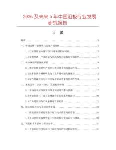 2026及未來5年中國沿板行業發展研究報告