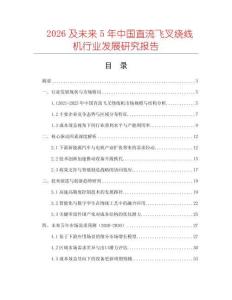 2026及未來5年中國直流飛叉繞線機行業發展研究報告