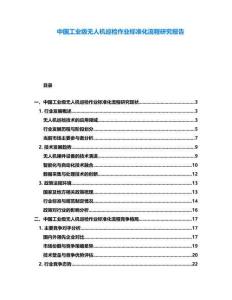 中國(guó)工業(yè)級(jí)無(wú)人機(jī)巡檢作業(yè)標(biāo)準(zhǔn)化流程研究報(bào)告