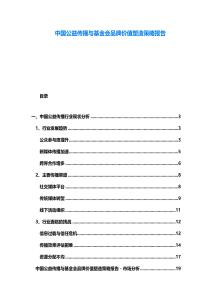 中國公益?zhèn)鞑ヅc基金會品牌價值塑造策略報告