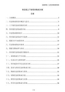 供應鏈上下游信息集成方案