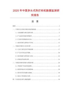 2025年中國多頭式熱打碼機(jī)數(shù)據(jù)監(jiān)測研究報(bào)告