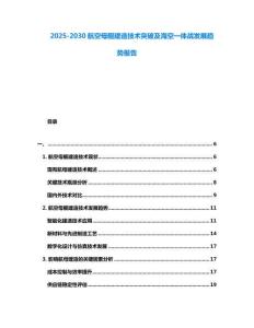 2025-2030航空母艦建造技術突破及海空一體戰發展趨勢報告