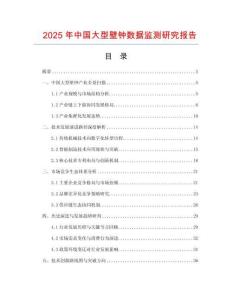 2025年中國大型壁鐘數(shù)據(jù)監(jiān)測研究報告