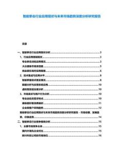 智能拳擊行業應用現狀與未來市場趨勢深度分析研究報告