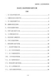 企業(yè)員工流動率控制與提升方案