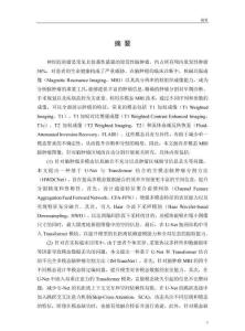 基于U-Net與Transformer結合的多模態腦腫瘤分割方法的研究