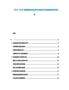 2025-2030英國(guó)新能源應(yīng)用市場(chǎng)現(xiàn)狀與發(fā)展前景研究報(bào)告