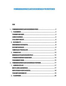 中國船舶制造領(lǐng)域無油空壓機防腐蝕技術(shù)專項研究報告