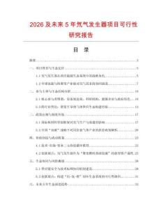 2026及未來(lái)5年氘氣發(fā)生器項(xiàng)目可行性研究報(bào)告