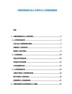 中國石棉制品行業(yè)人才需求與人力資源戰(zhàn)略報(bào)告