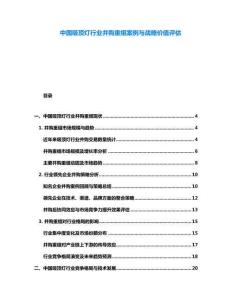 中國(guó)吸頂燈行業(yè)并購(gòu)重組案例與戰(zhàn)略價(jià)值評(píng)估