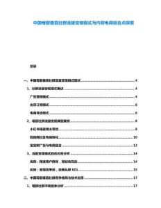 中國母嬰垂直社群流量變現(xiàn)模式與內(nèi)容電商結(jié)合點(diǎn)探索