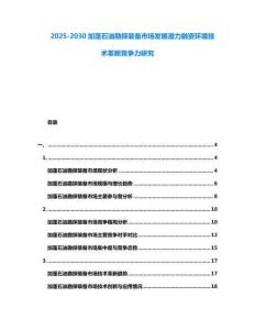 2025-2030加蓬石油勘探裝備市場發(fā)展?jié)摿θ谫Y環(huán)境技術(shù)革新競爭力研究