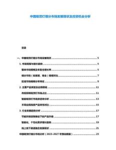 中國(guó)吸頂燈細(xì)分市場(chǎng)發(fā)展現(xiàn)狀及投資機(jī)會(huì)分析