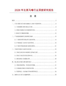2026年左美馬嗪行業(yè)深度研究報告