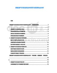 新能源汽車(chē)發(fā)動(dòng)機(jī)技術(shù)研究與投資機(jī)會(huì)分析