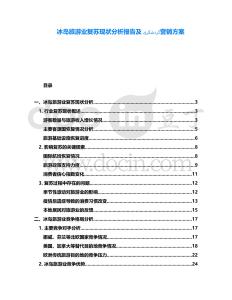 冰島旅游業(yè)復蘇現(xiàn)狀分析報告及???????營銷方案