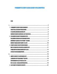 中國越野車改裝件合規(guī)化發(fā)展與專業(yè)賽事帶動