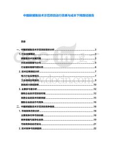 中國碳捕集技術(shù)示范項目運行效果與成本下降路徑報告