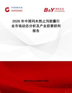 2026年中國瑪木然止瀉膠囊行業(yè)市場動(dòng)態(tài)分析及產(chǎn)業(yè)前景研判報(bào)告