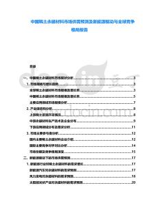 中國(guó)稀土永磁材料市場(chǎng)供需預(yù)測(cè)及新能源驅(qū)動(dòng)與全球競(jìng)爭(zhēng)格局報(bào)告