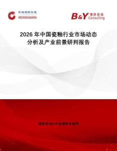 2026年中國瓷釉行業市場動態分析及產業前景研判報告