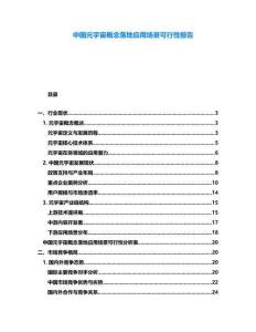 中國元宇宙概念落地應用場景可行性報告