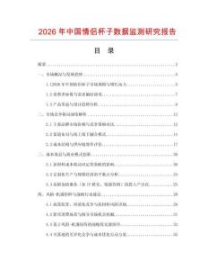2026年中國(guó)情侶杯子數(shù)據(jù)監(jiān)測(cè)研究報(bào)告