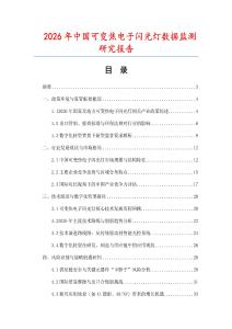 2026年中國可變焦電子閃光燈數(shù)據(jù)監(jiān)測研究報告