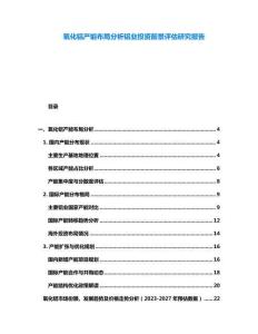 氧化鋁產(chǎn)能布局分析鋁業(yè)投資前景評估研究報告