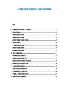 中國(guó)商業(yè)航天領(lǐng)域資本介入模式與前景展望