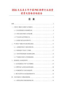 2026及未來5年中國PVC胸章行業投資前景及策略咨詢報告