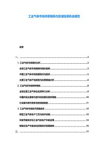工業氣體市場供需格局與區域投資機會報告