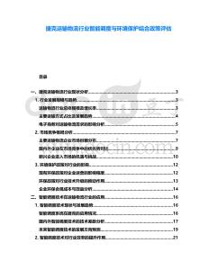 捷克運輸物流行業智能調度與環境保護結合政策評估