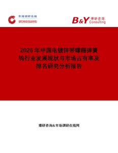 2026年中國(guó)電鍍鋅帶螺帽彈簧鉤行業(yè)發(fā)展現(xiàn)狀與市場(chǎng)占有率及排名研究分析報(bào)告