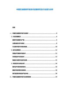 中國石油勘探開發技術進展研究及行業潛力分析