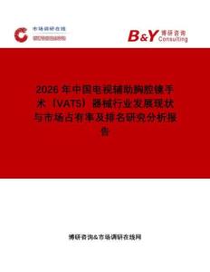 2026年中國電視輔助胸腔鏡手術（VATS）器械行業發展現狀與市場占有率及排名研究分析報告