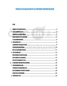 界面技術(shù)改造深遠(yuǎn)研究與步調(diào)掌握與新增財(cái)務(wù)投資