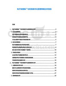 電子發(fā)票推廣與財(cái)務(wù)數(shù)字化管理策略分析報(bào)告